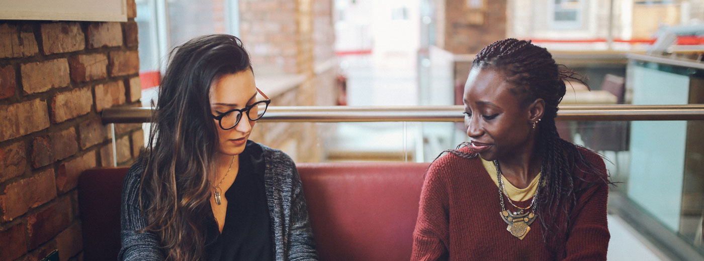 Women on a coffee break