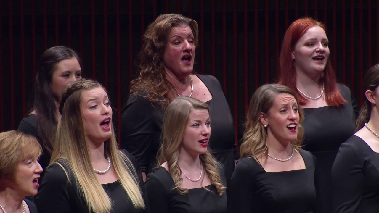 A group of singing women