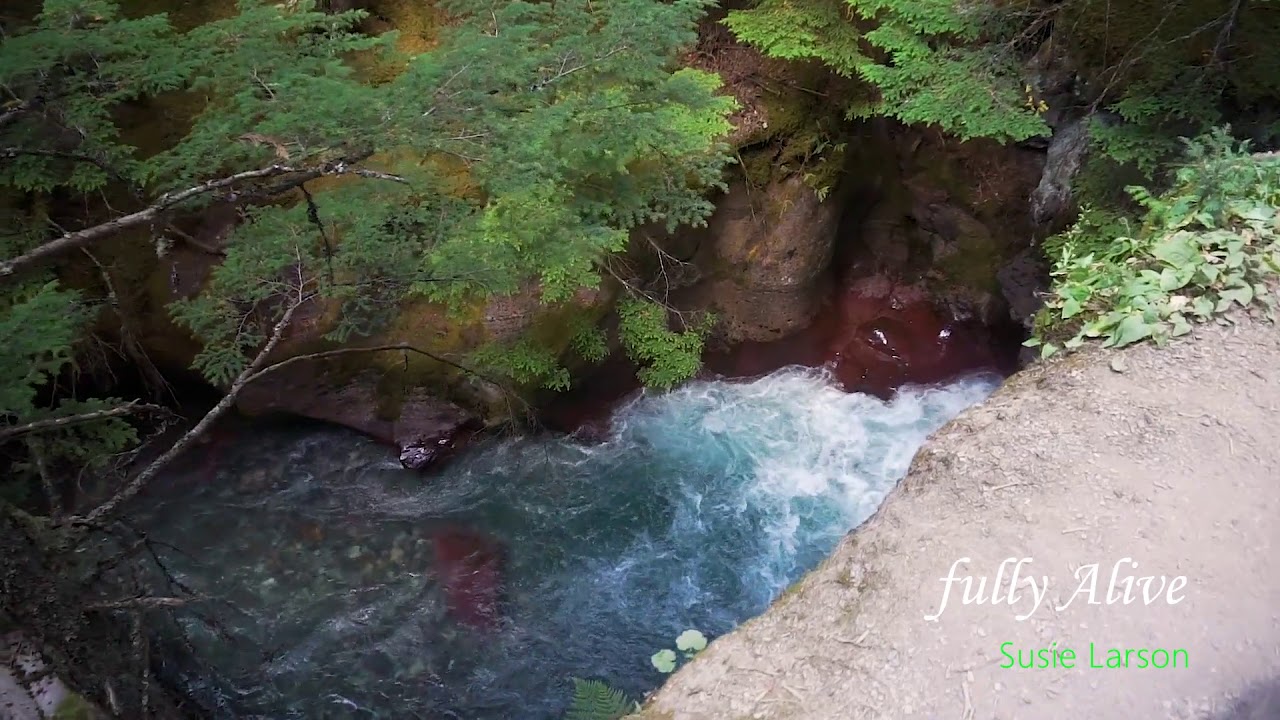 Stream between rocks