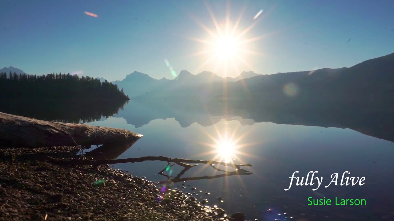 Sunset over the lake