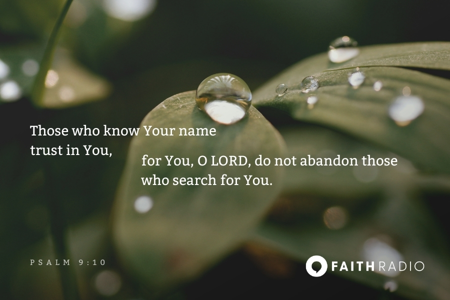 Psalm 9:9-10