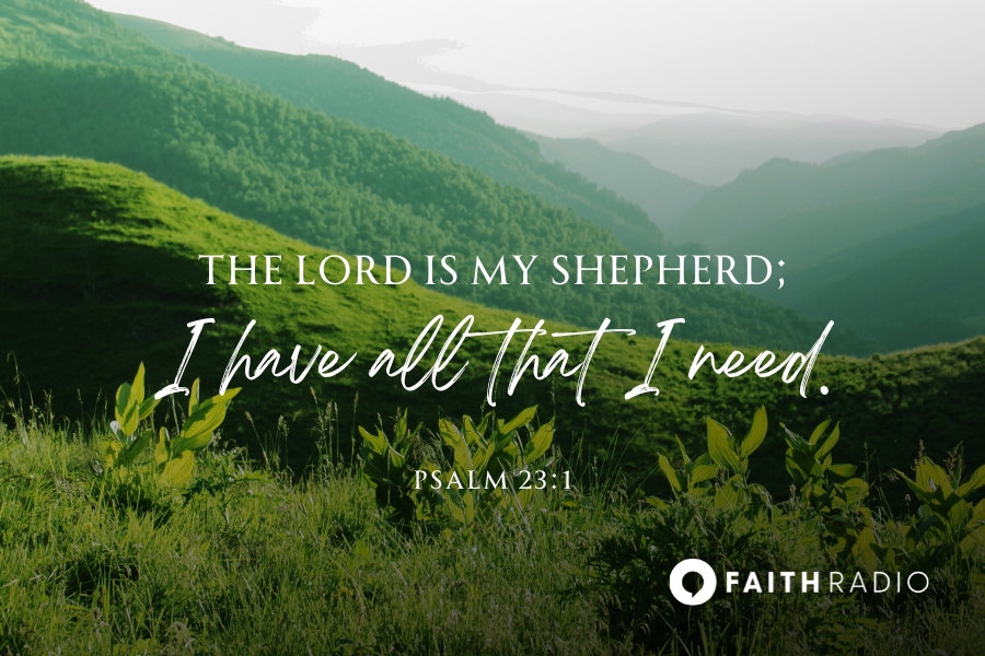 Psalm 23:1-3