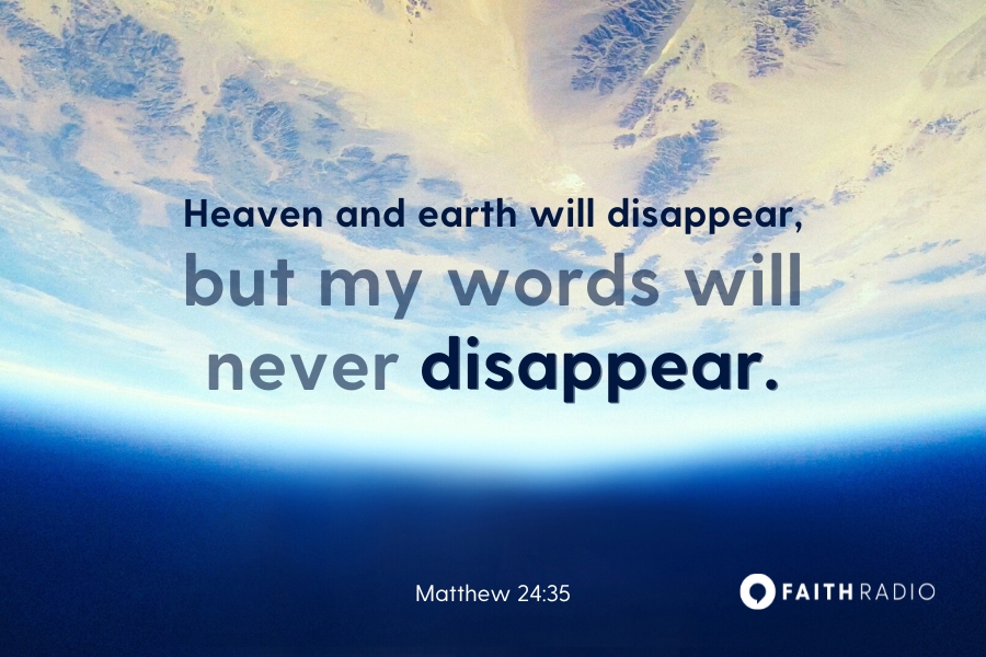 Matthew 24:35-36