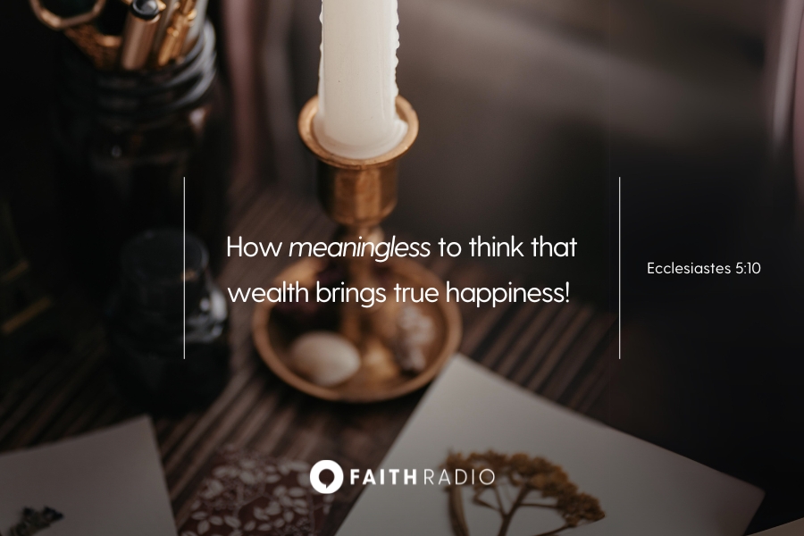 Ecclesiastes 5:10