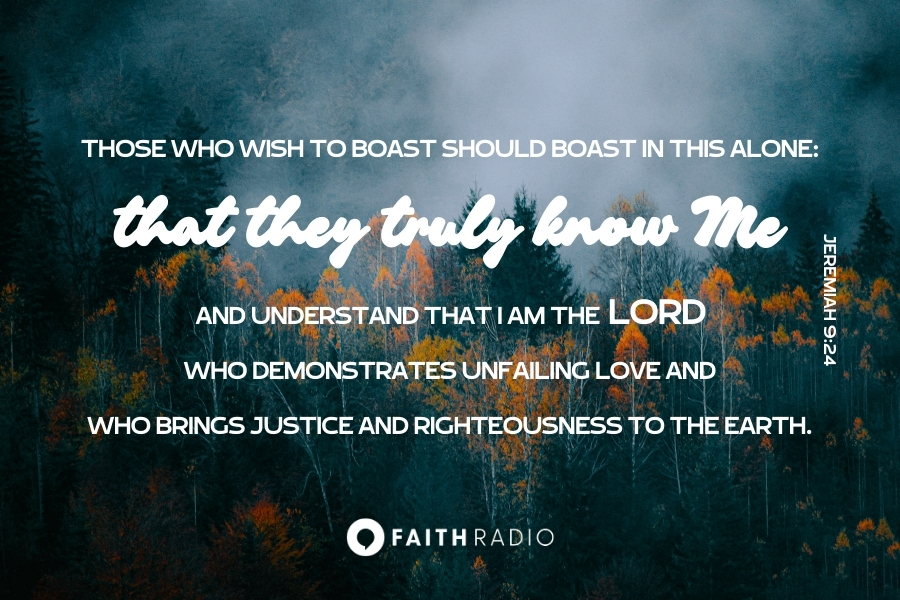 Jeremiah 9:23-24